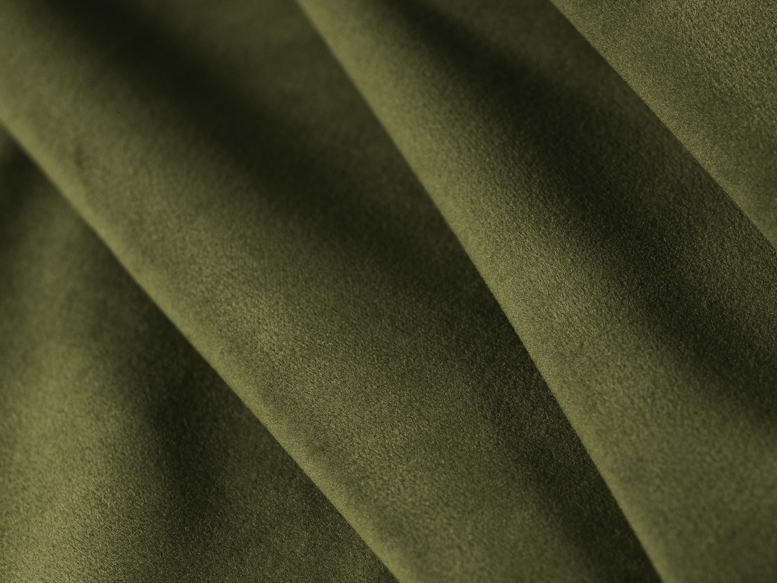 Cosmopolitan Design Wendbares Ecksofa Tonale 4-Sitzer mit Schlaffunktion und Bettkasten Samt Magic Velvet Dunkeloliv