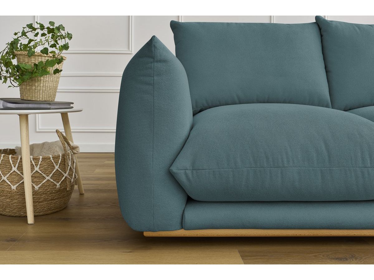 Bobochic Ernest Sofa 2-Sitzer Stoff Dunkelblau