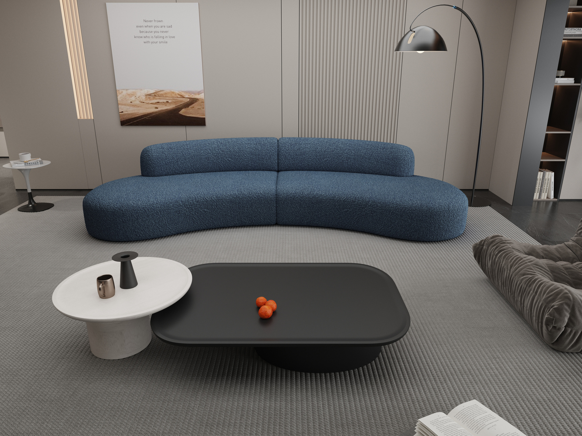 Livin Hill Sofa Nua Marineblau N75-8