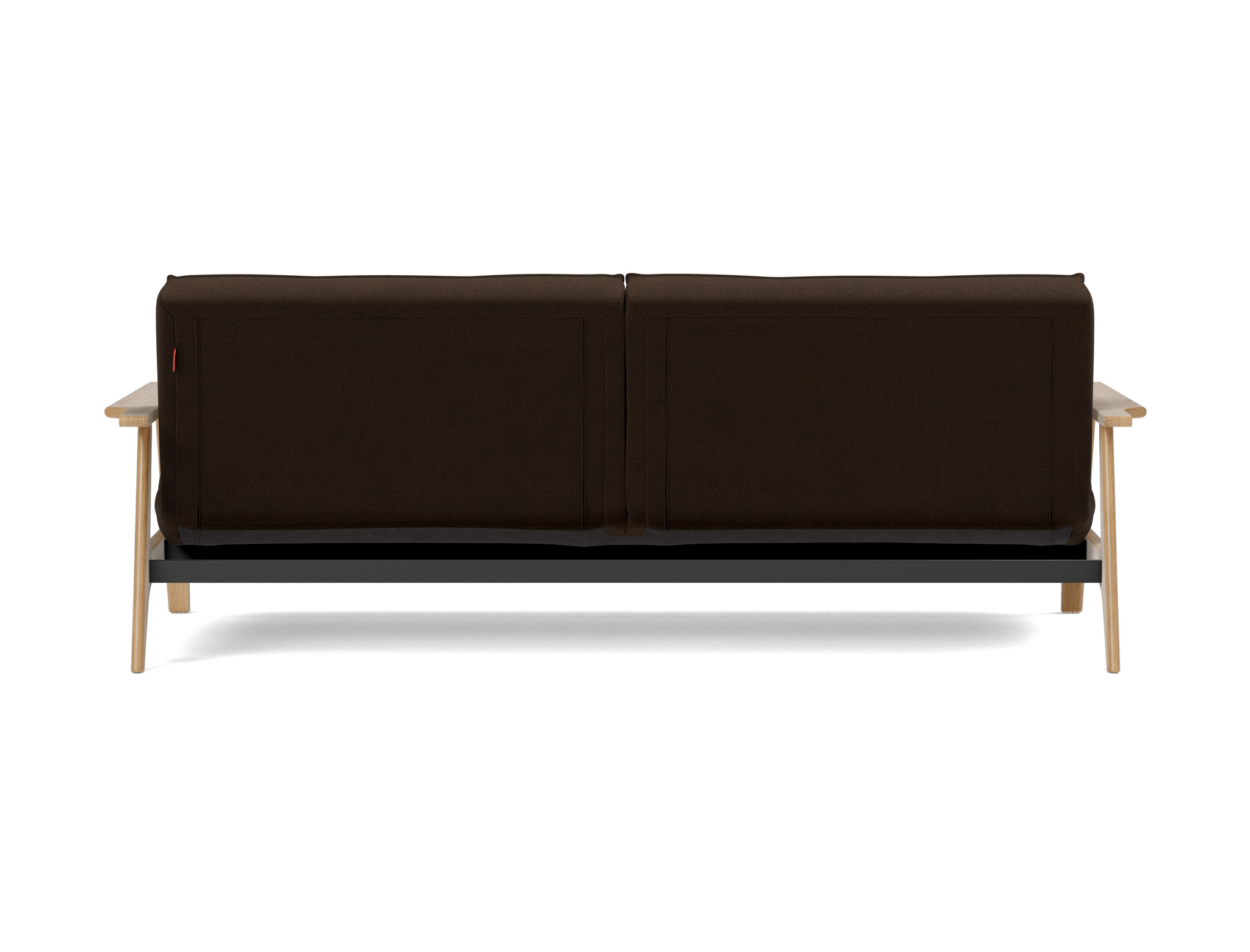 Schlafsofa Splitback Frej Strukturierter Stoff Taura 358-Chocco