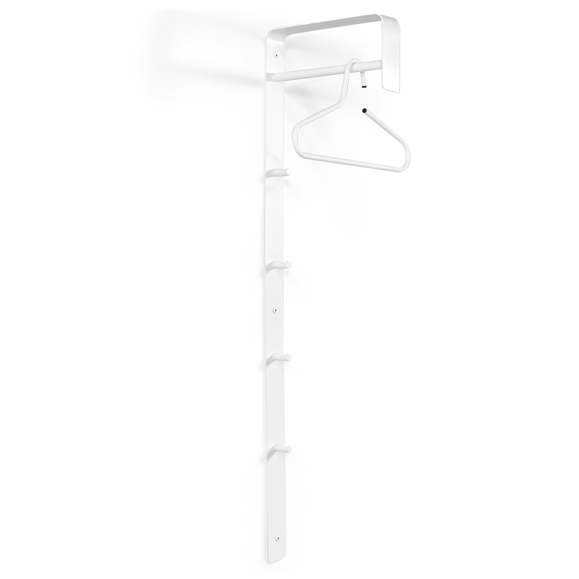 Spinder Design Wandgarderobe Arcus Bar Weiß