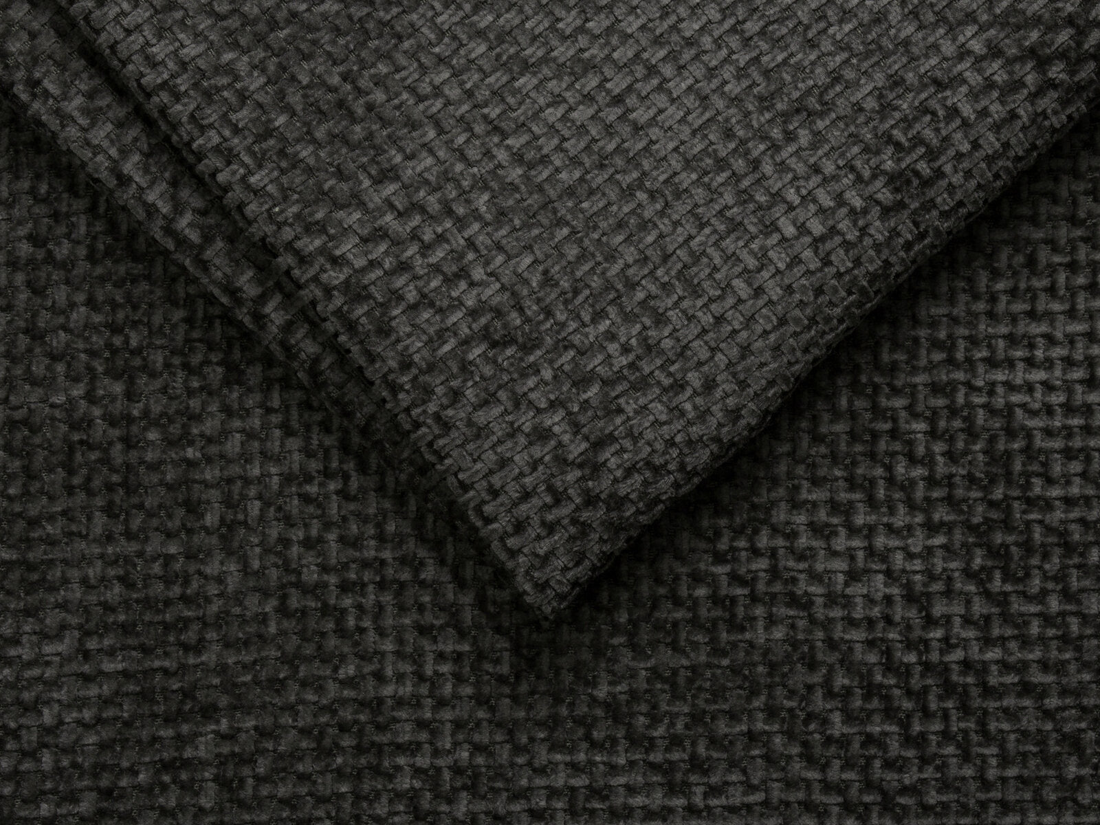 Micadoni Panorama Ecksofa Jennifer 7-Sitzer Rechts Chenille Eden Dunkelgrau