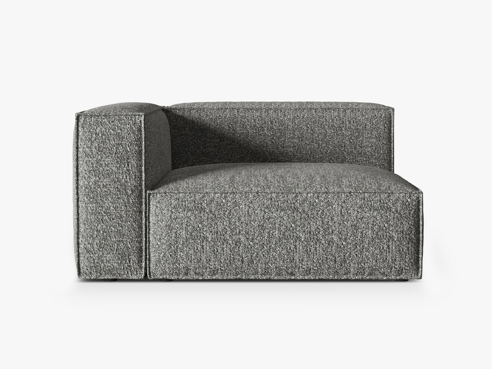 Micadoni Eckmodul Nuria 2-Sitzer Links Boucle Graphit