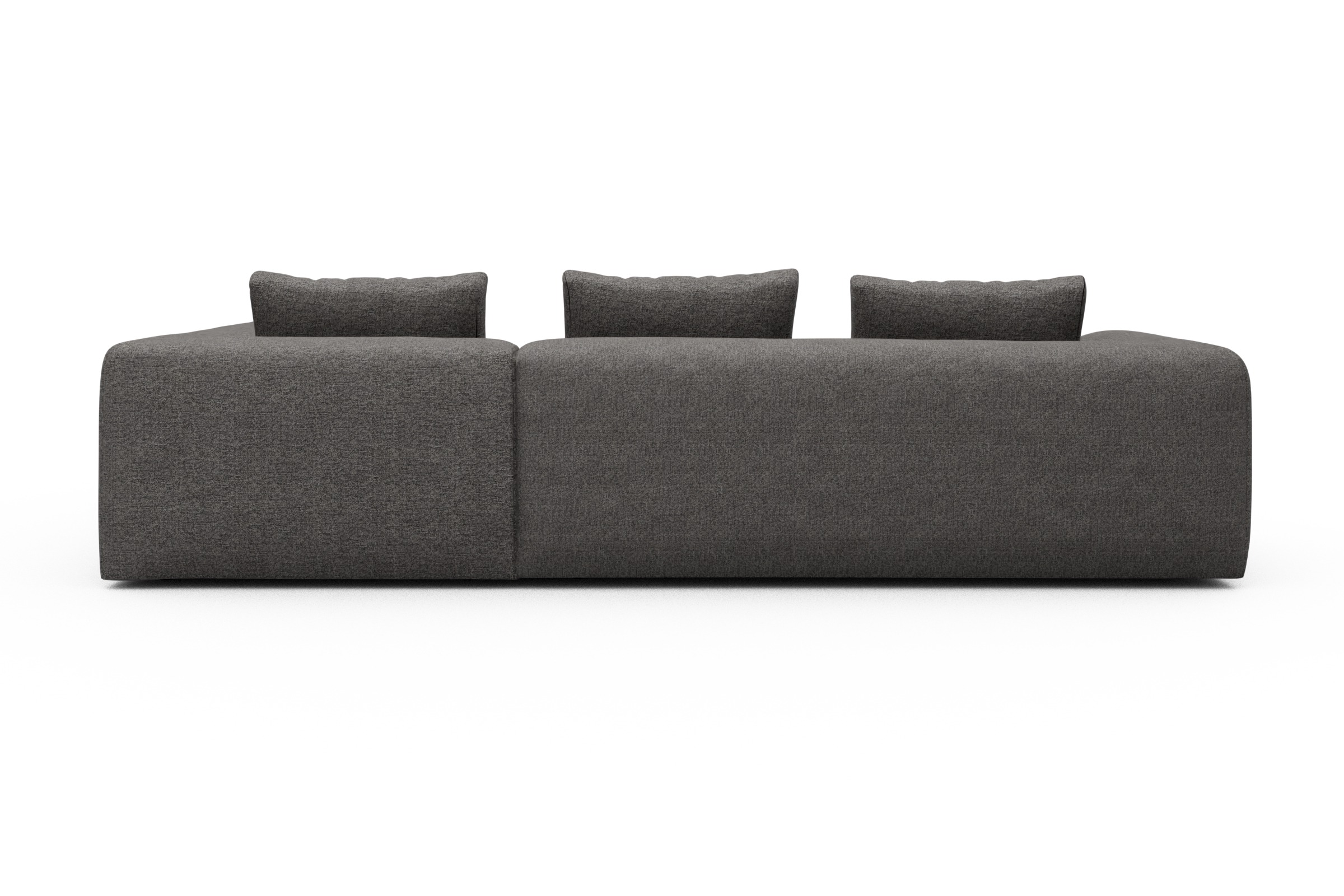 Ecksofa Fred Relax-Ecke rechts mit 2,5-Sitzer Carreno-Salt-and-Pepper