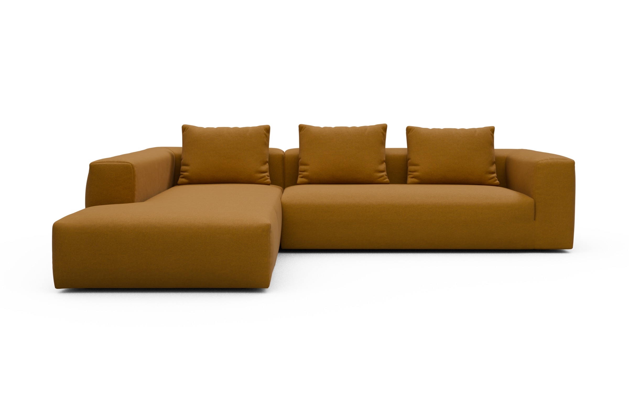 Skandi Home Ecksofa Fred Relax-Ecke links mit 2,5-Sitzer Satya-Ocre moebelfaktor