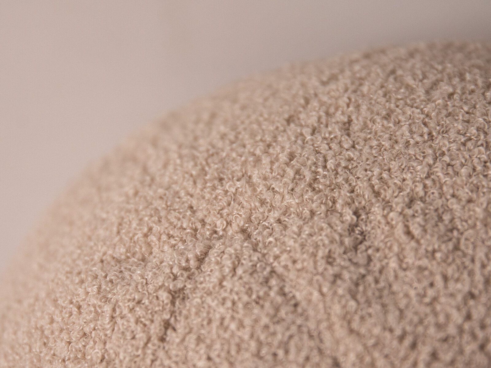Micadoni Kissen Ball Boucle Sand