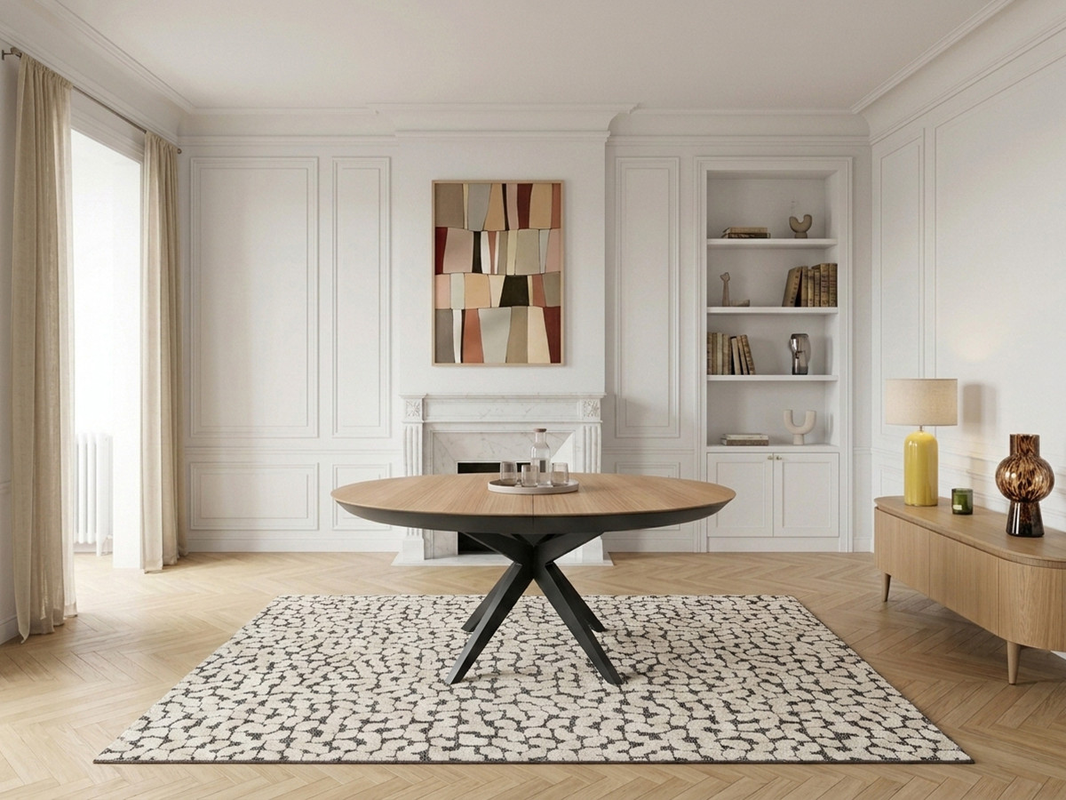 Bobochic Judith Esstisch ausziehbar Eiche furniert