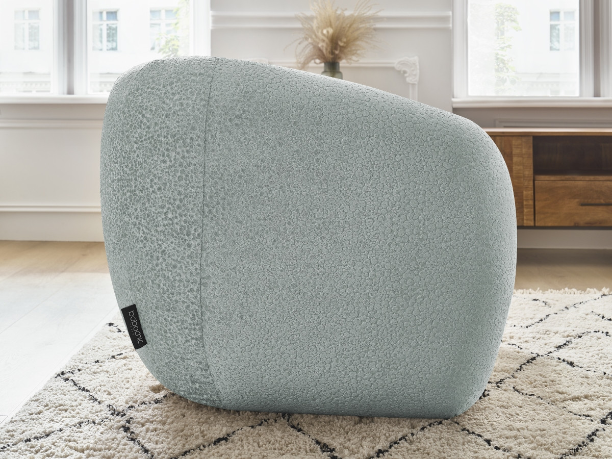 Bobochic Celine Sessel Strukturstoff Hellblau