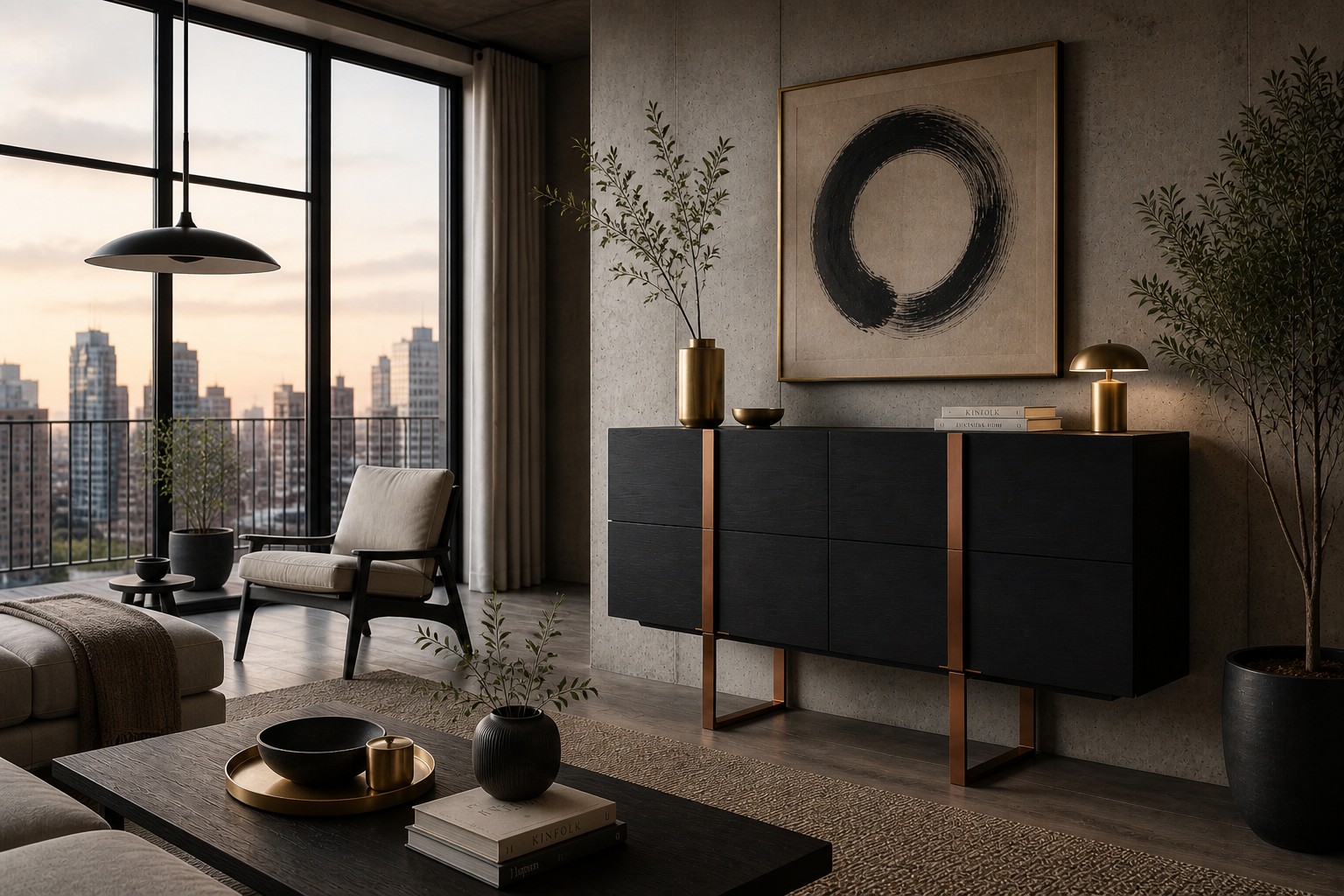 Livin Hill Sideboard Hudson Schwarzeiche