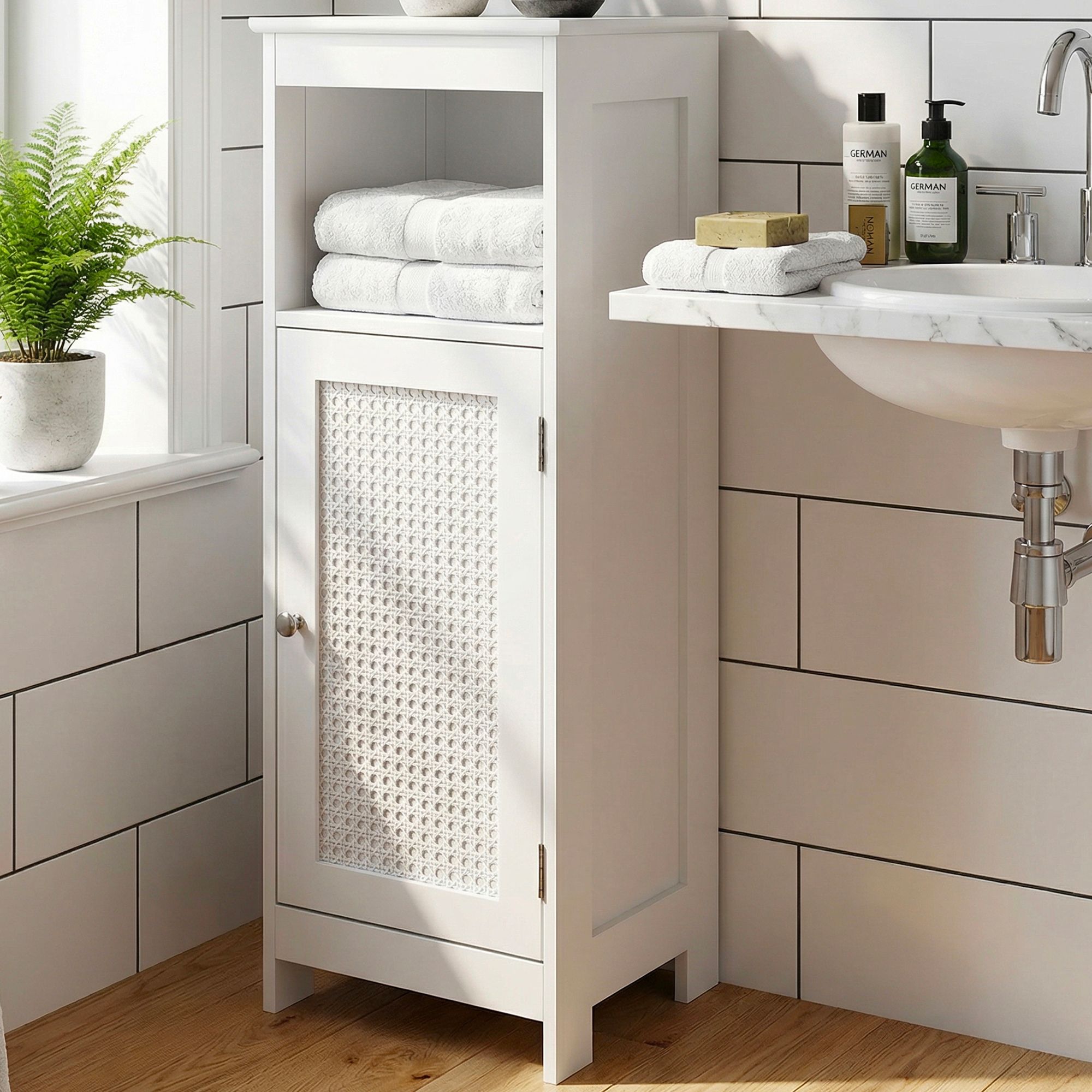 Unterschrank Trones Weiß 30 × 28 × 80 cm
