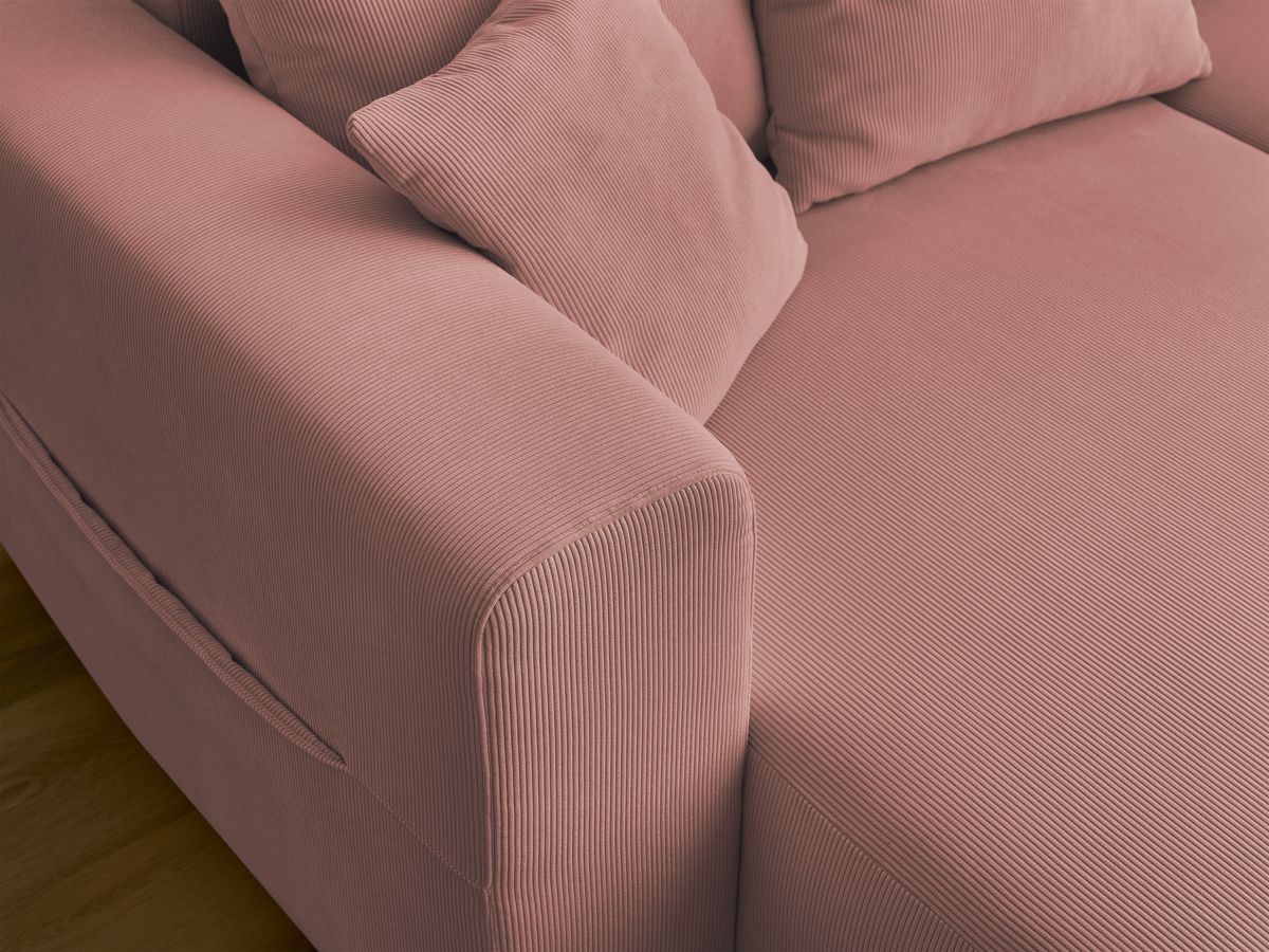 Bobochic Sidonie Wohnlandschaft Cordsamt Rosa