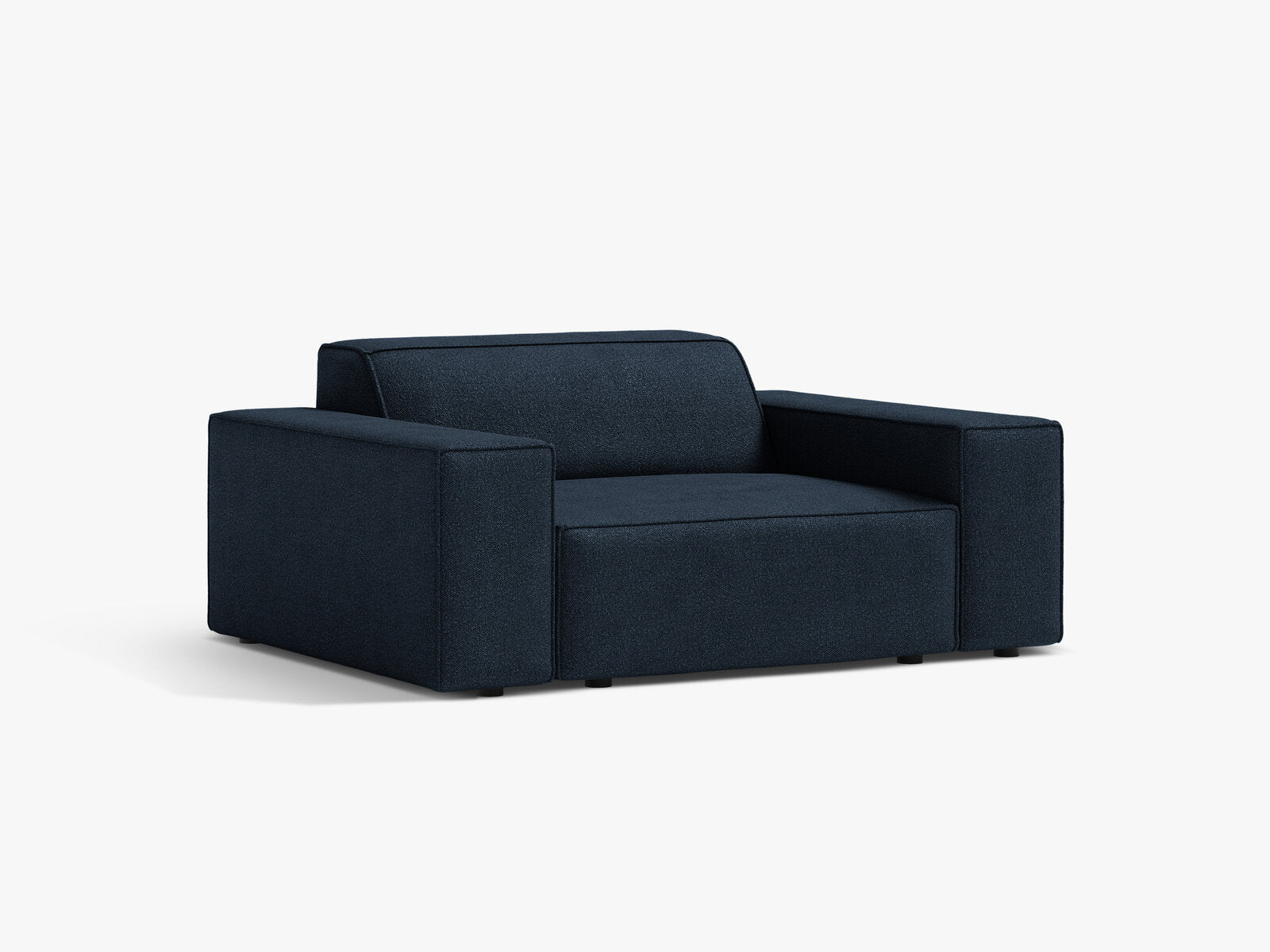 Micadoni Sessel Jodie 1-Sitzer Boucle Baloo Dunkelblau