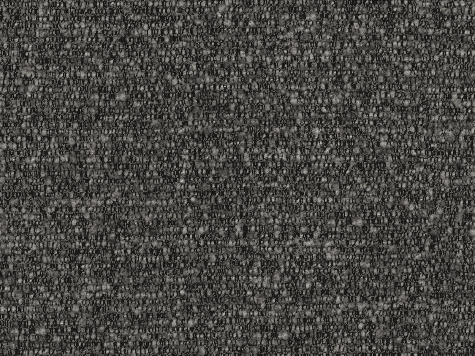 Micadoni Sofa Martina 3-Sitzer 90cm Sitztiefe Boucle Monet Anthrazit