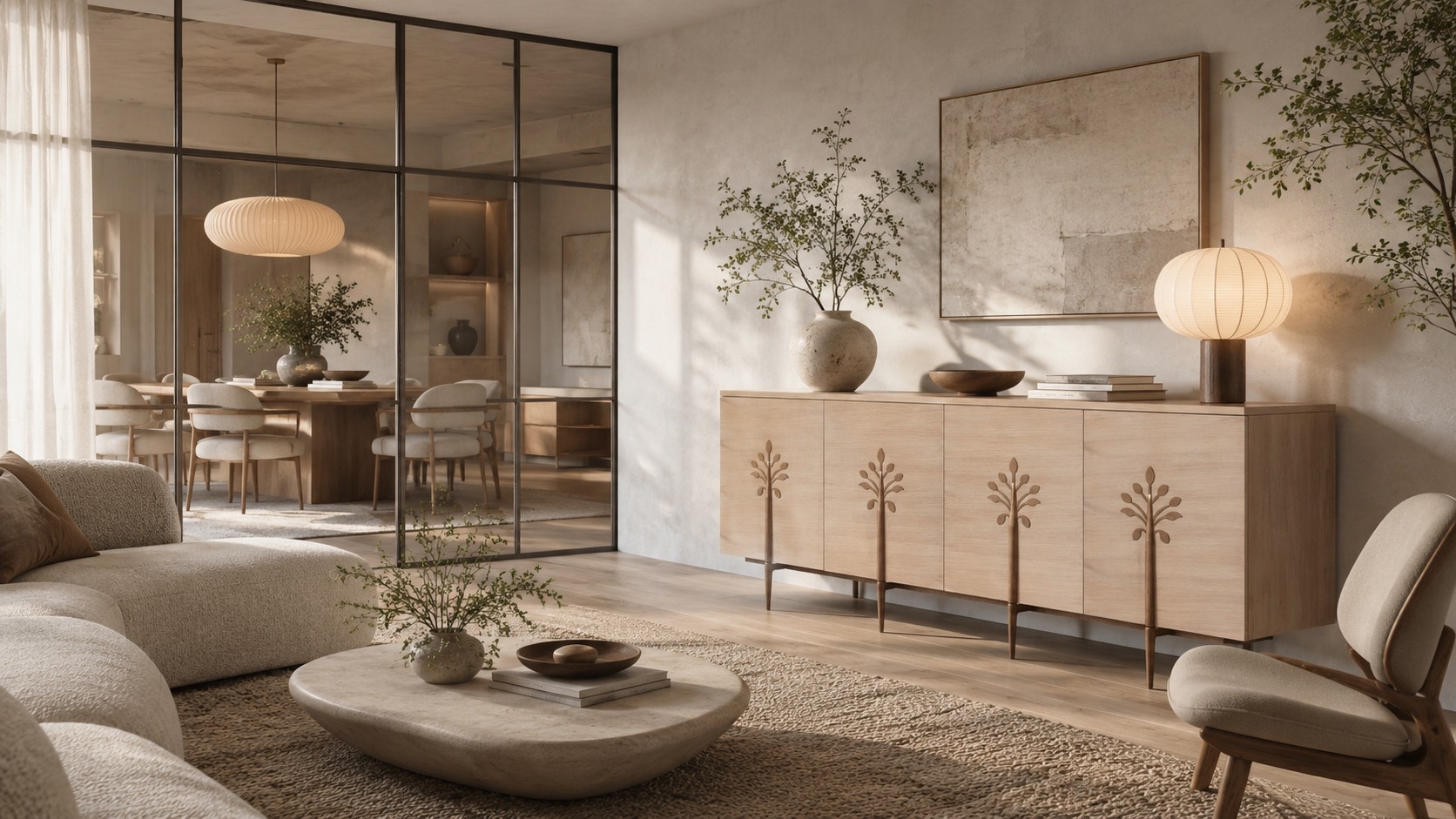 Livin Hill Sideboard Stilig Helles Naturholz