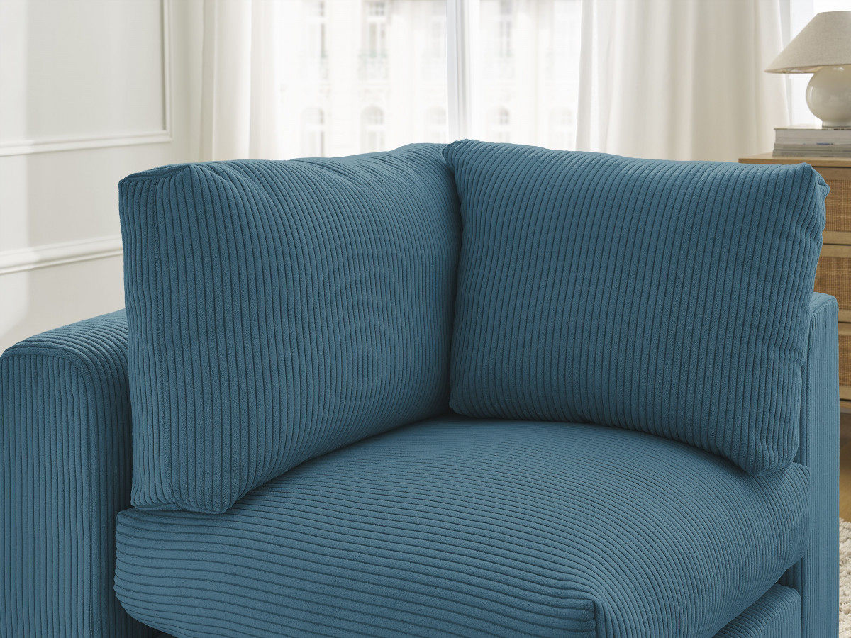 Bobochic Paris Eckmodul Cordsamt Hellblau