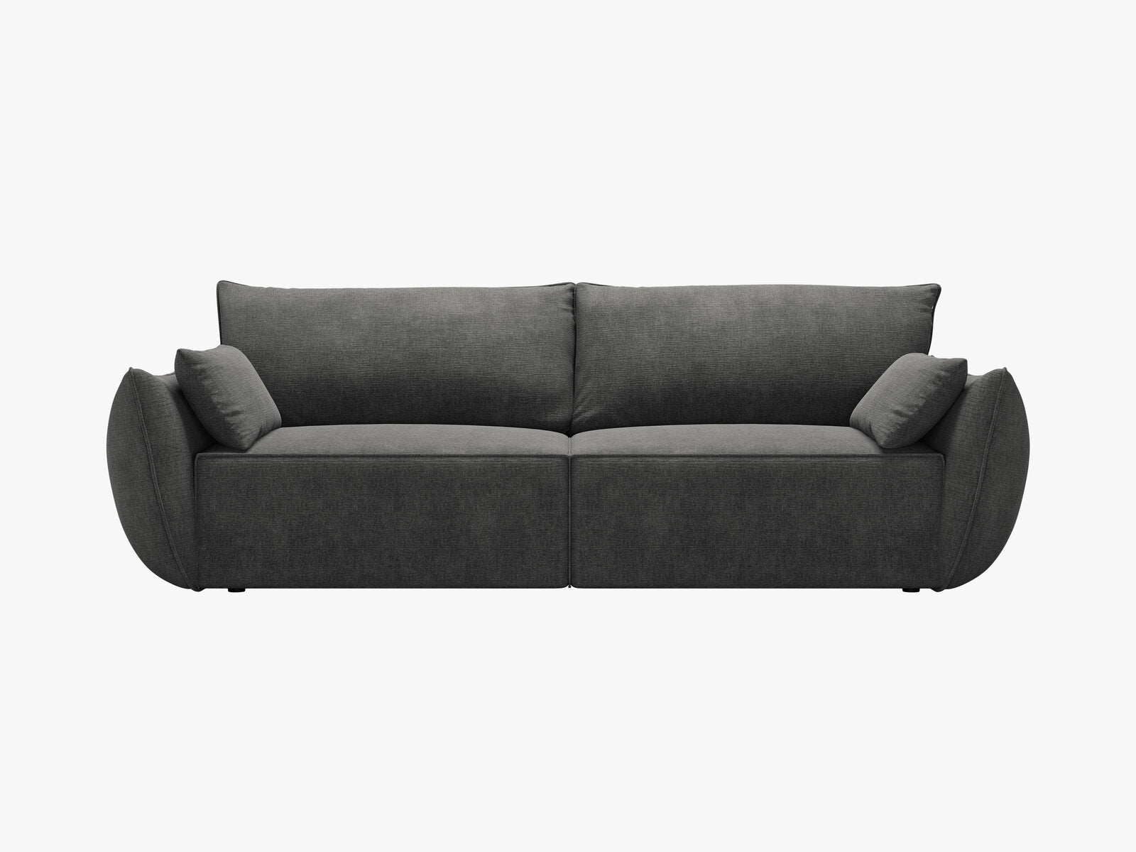 Micadoni Kaelle Sofa Mit Bettfunktion Und Stauraum Chenille Over The Horizon Dunkelgrau