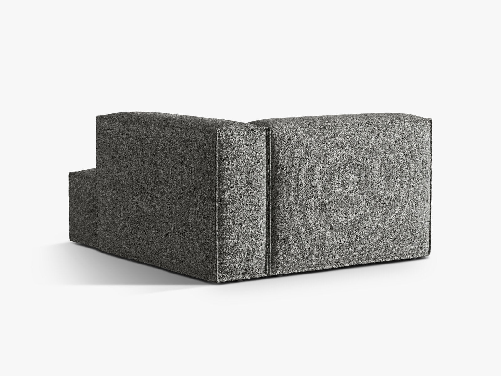 Micadoni Recamiere Nuria 1-Sitzer Rechts Boucle Graphit