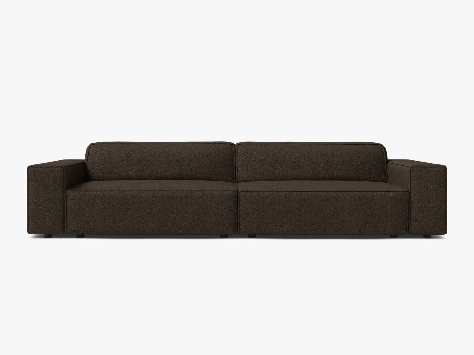 Micadoni Sofa Jodie 4-Sitzer Boucle Baloo Braun