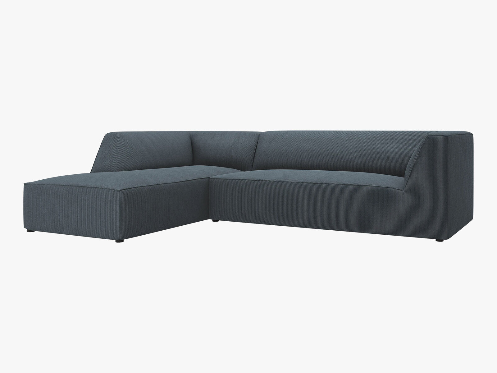 Micadoni 4-Sitzer Modular Sofa Ruby Links Kord Scala Blau