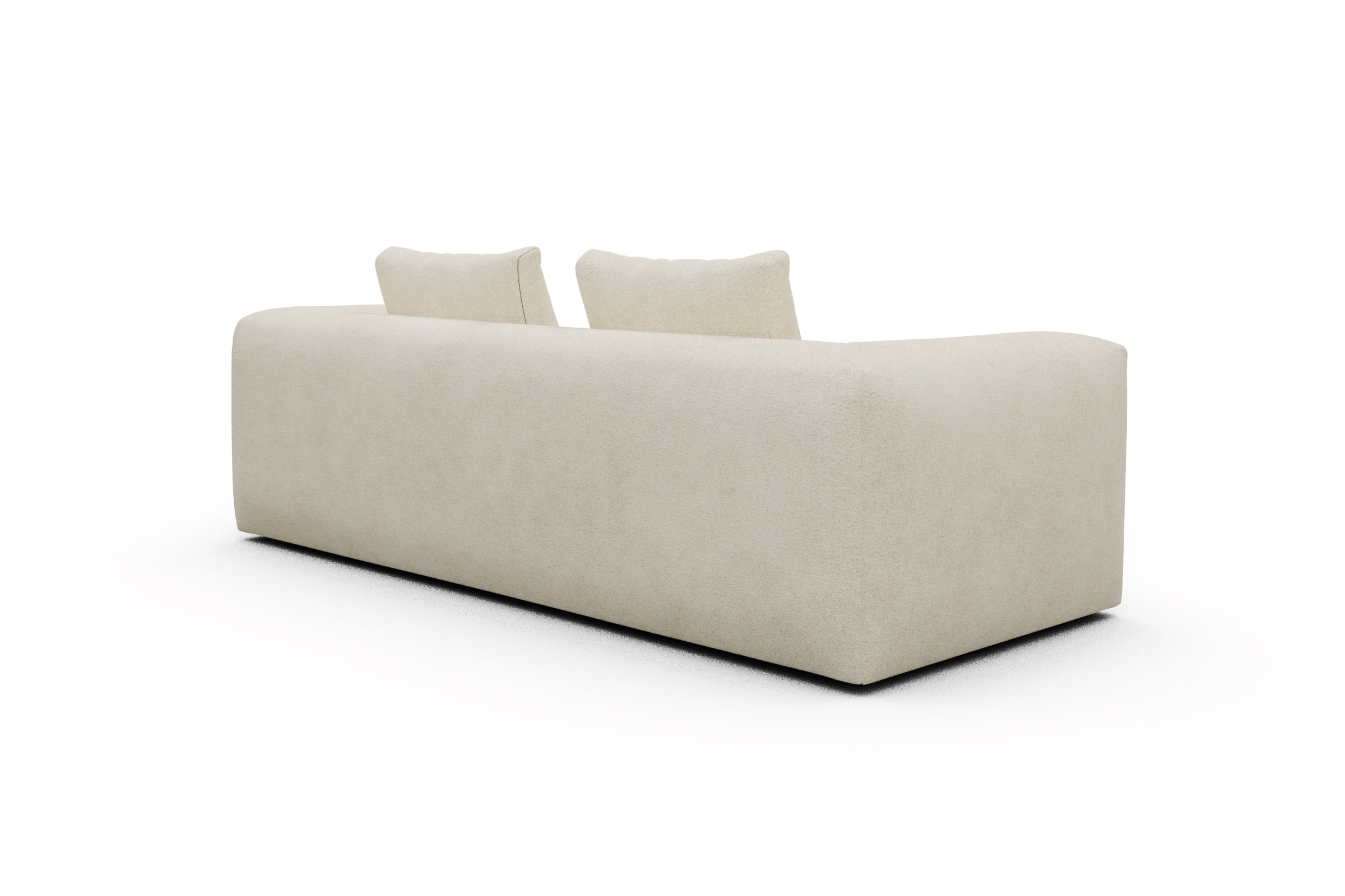 Sofa Fred 3-Sitzer Boucle-Off-White