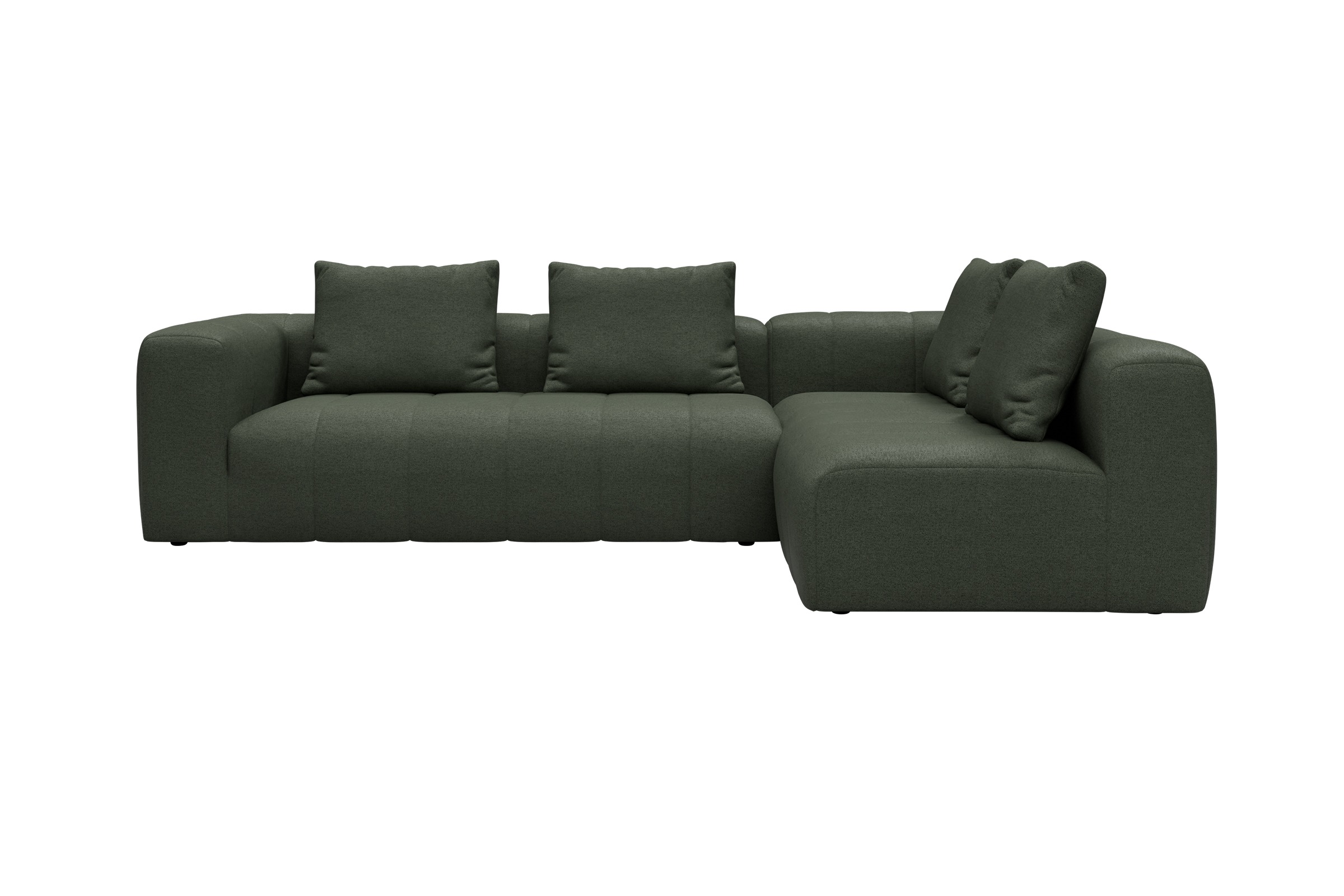 Hugo 2x 2,5-Sitzer Armlehne links Denari-Forest-Green moebelfaktor