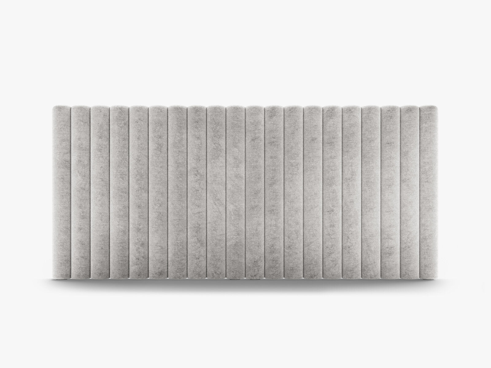 Micadoni Mistero Polster-Kopfteil Chenille Perfect Harmony Hellgrau 200x95