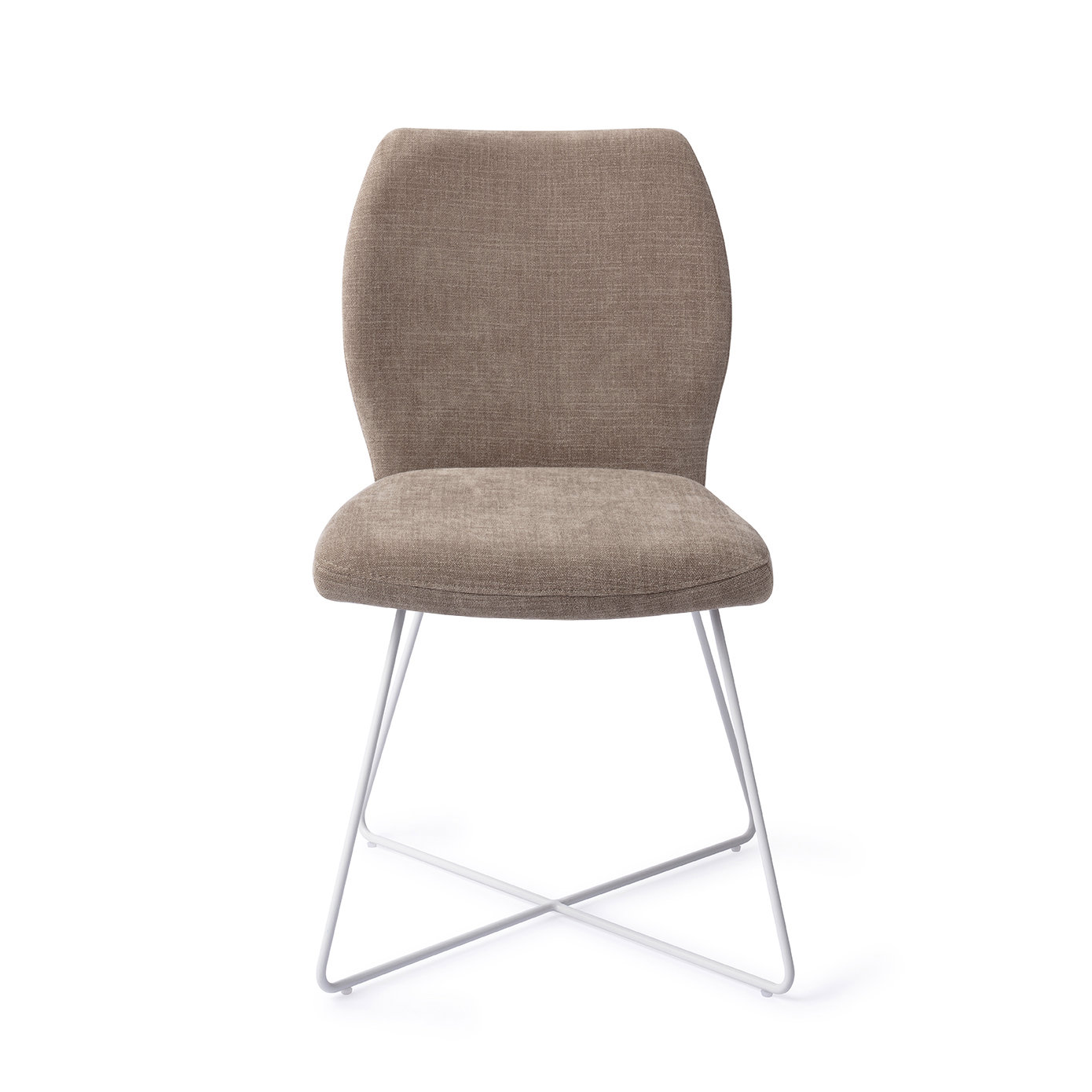 Jesper Home Esszimmerstuhl Ikata Mocha Mist Cross Weiß