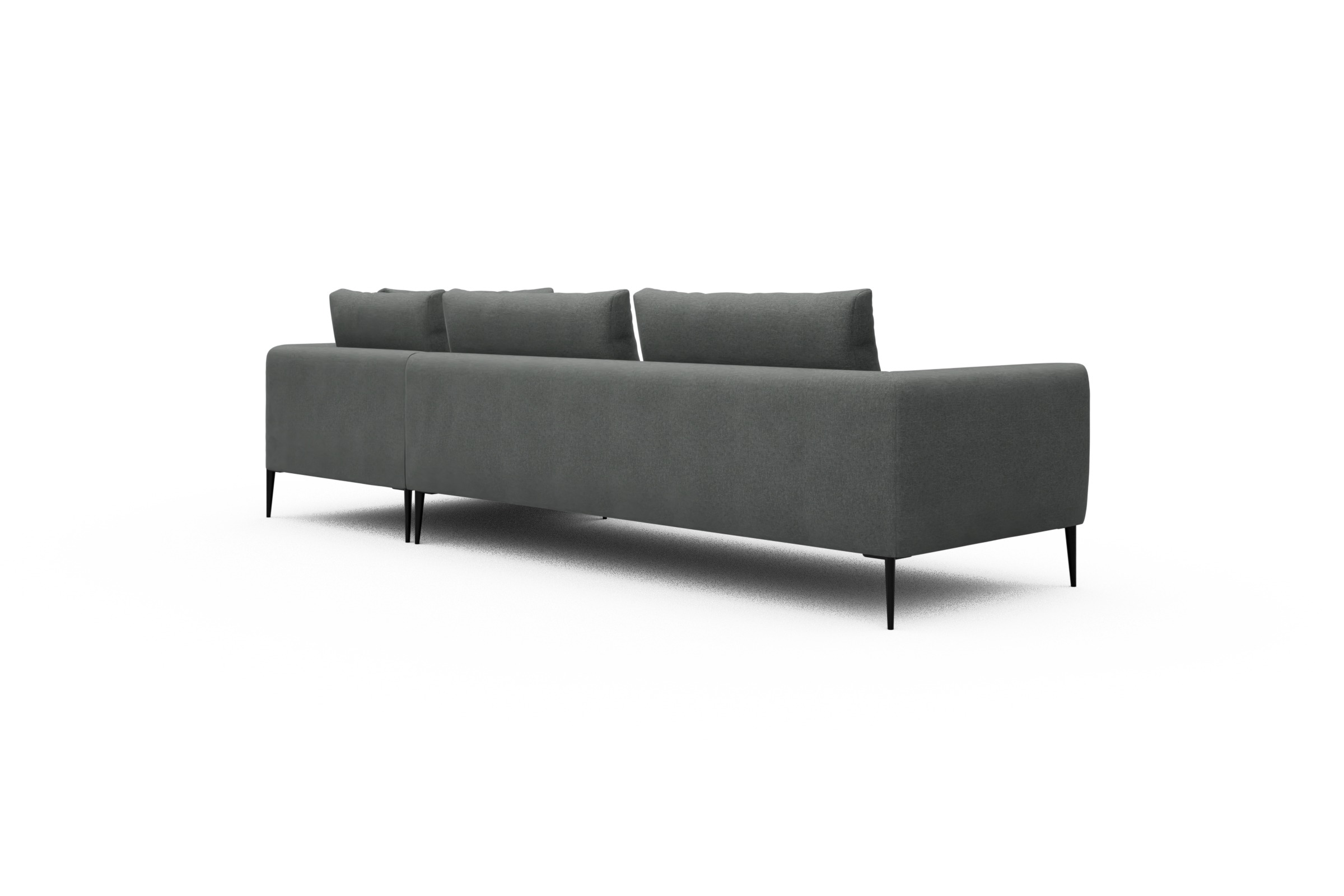 Ecksofa Paul Relax-Ecke links mit 3-Sitzer Satya-Steel