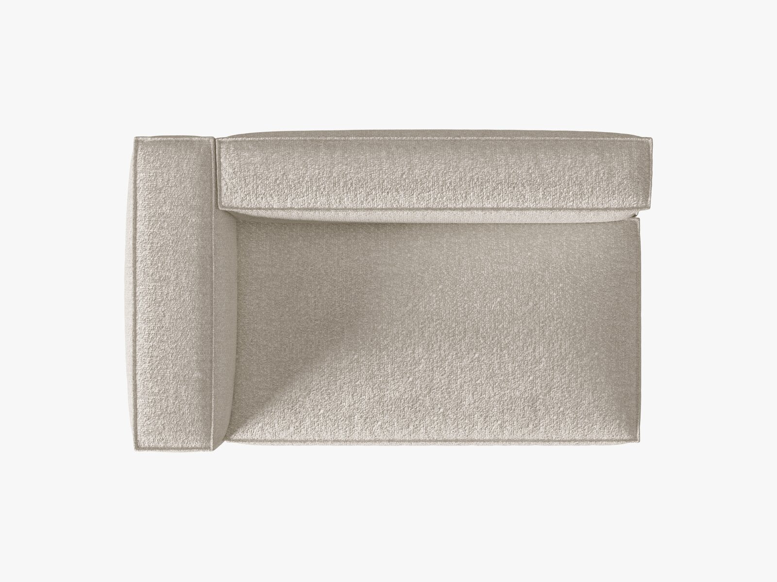 Micadoni Modul Nuria Groß 3-Sitzer Links Boucle Beige