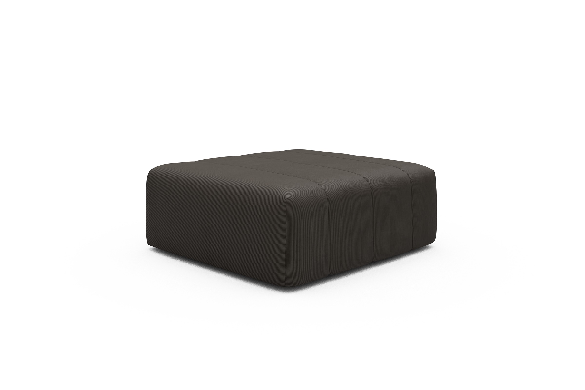 Sitzhocker Hugo Ottomane Cordufine-Taupe