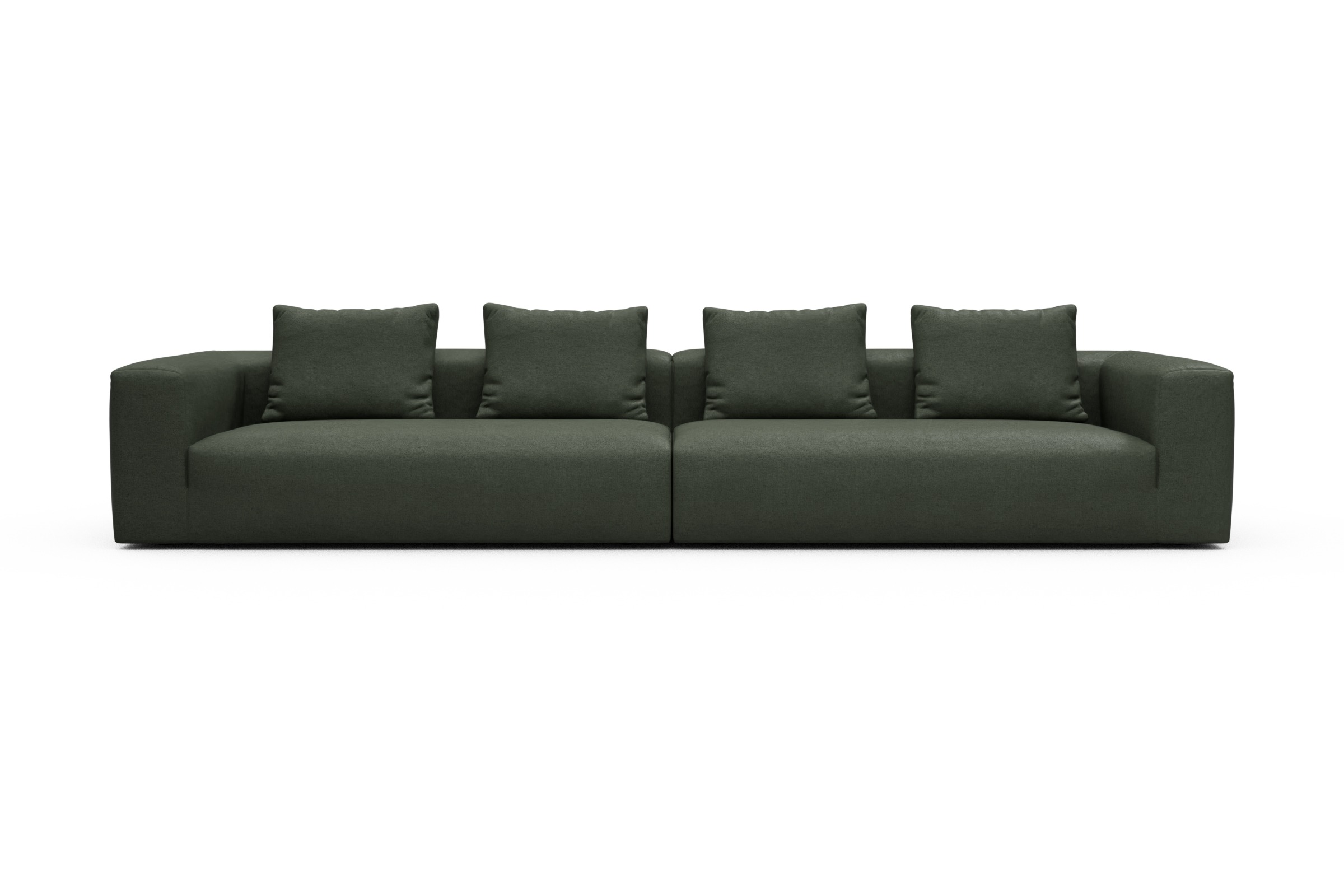 Skandi Home Modulares XXL Sofa Fred 5-Sitzer Denari-Forest-Green moebelfaktor
