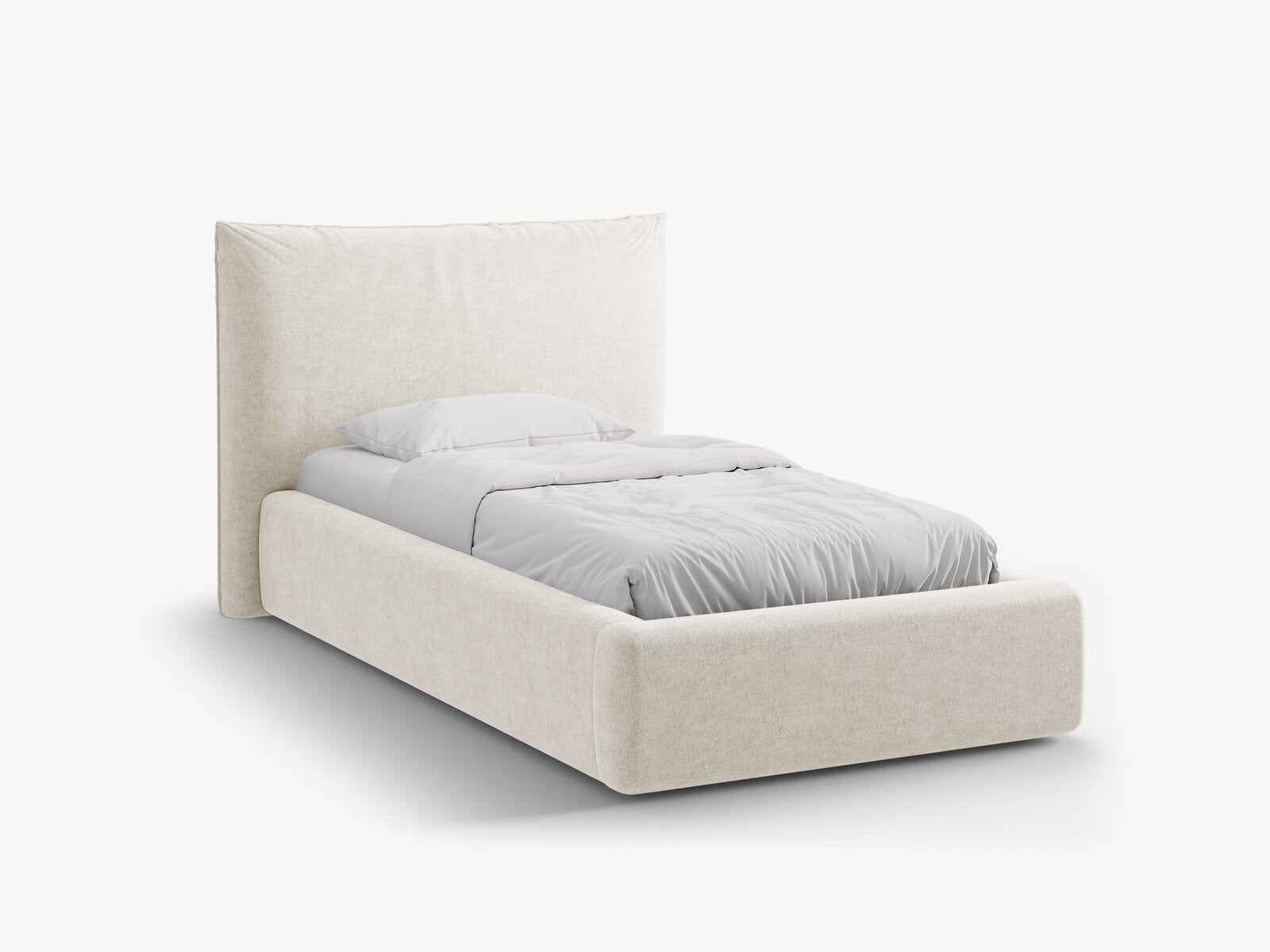 Micadoni Bett Kaelle Chenille Perfect Harmony Helles Beige 90x200