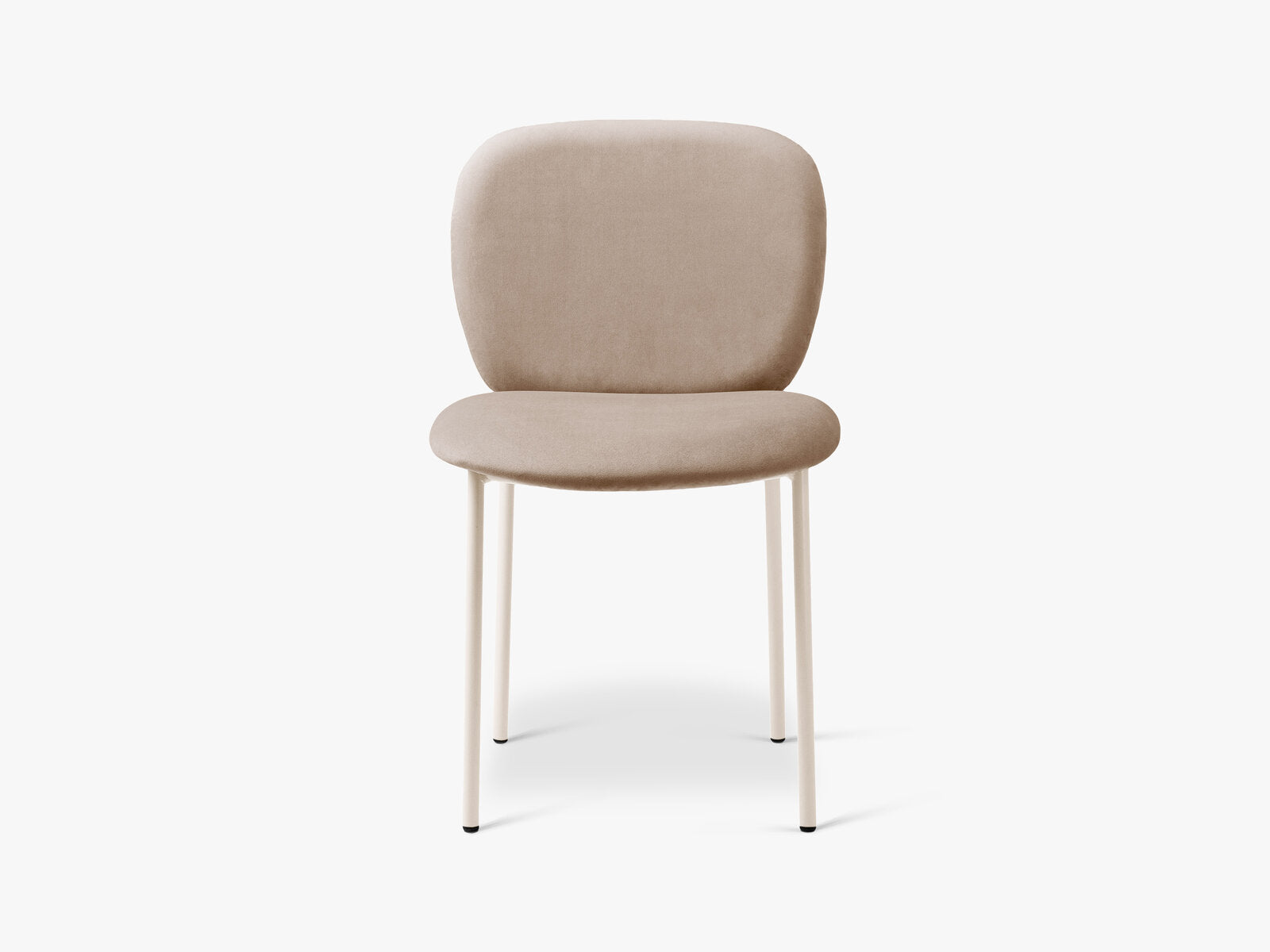 Micadoni Stuhl Caroline Samt Magic Velvet Mandelbeige Creme