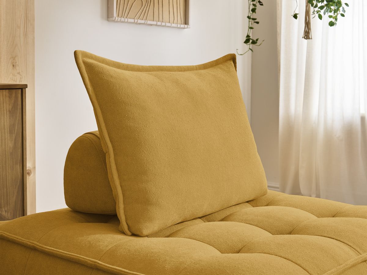 Bobochic Elisa Wohnlandschaft Strukturstoff Gelb