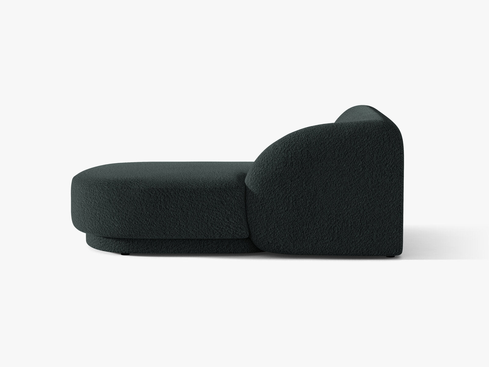 Micadoni Modul Miley 2-Sitzer Rechts Boucle Baloo Schwarz
