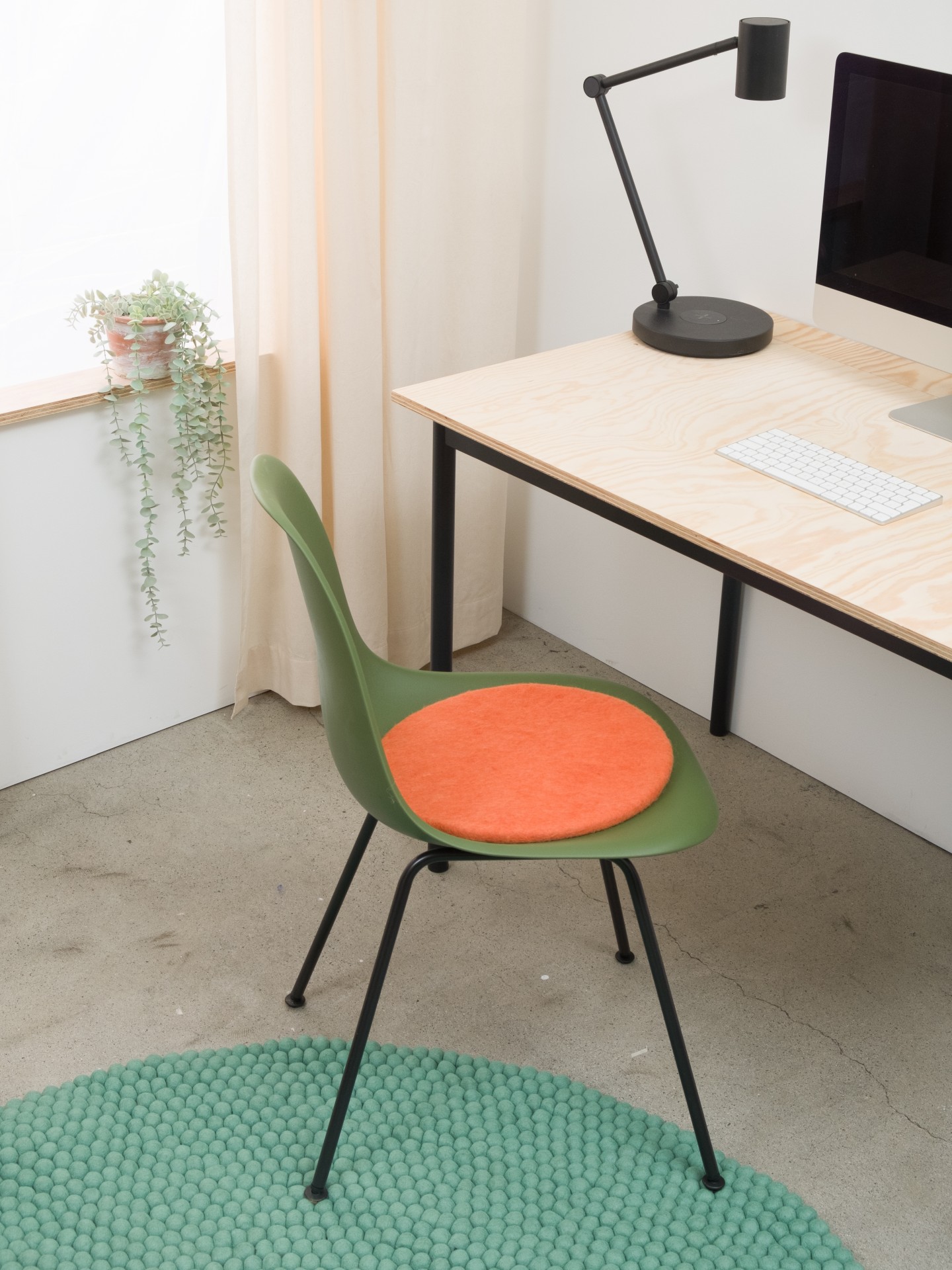 myfelt Lea - Flache Sitzauflage rund