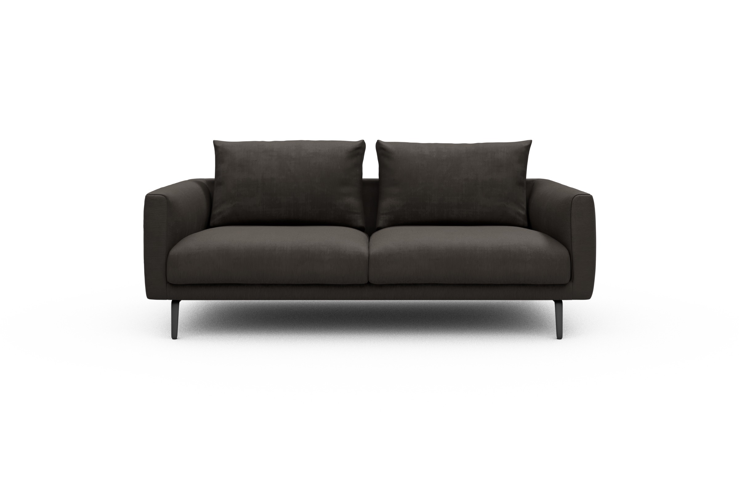 Skandi Home Sofa Karl 2-5-Sitzer Cordufine-Taupe moebelfaktor