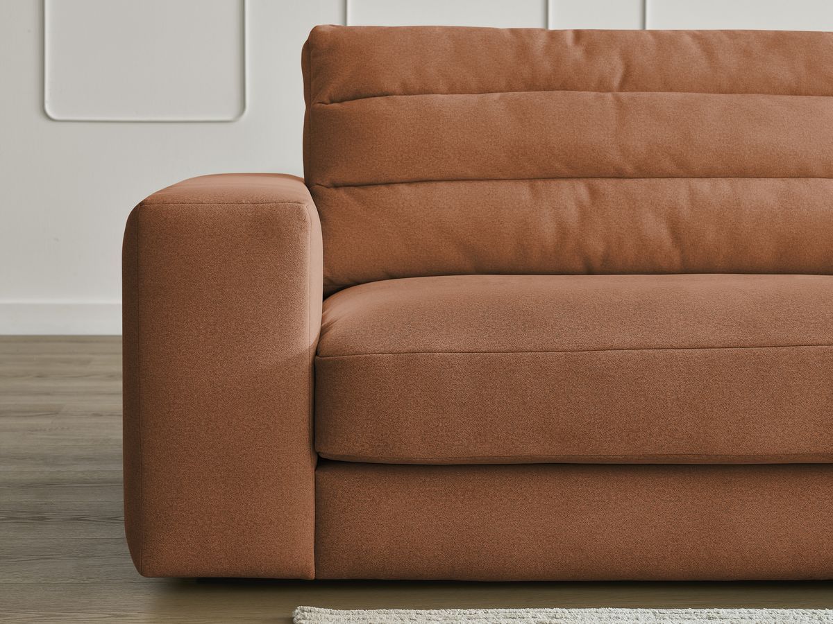 Bobochic Sierra Sofa 3-Sitzer Samt Orange
