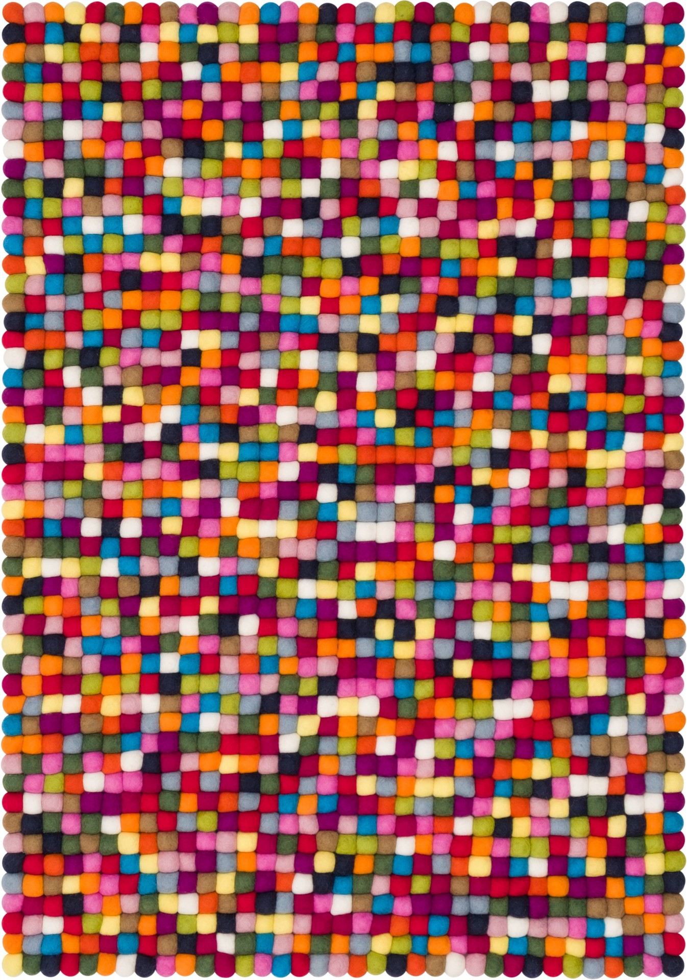myfelt Lotte Filzkugelteppich - 90x130 cm