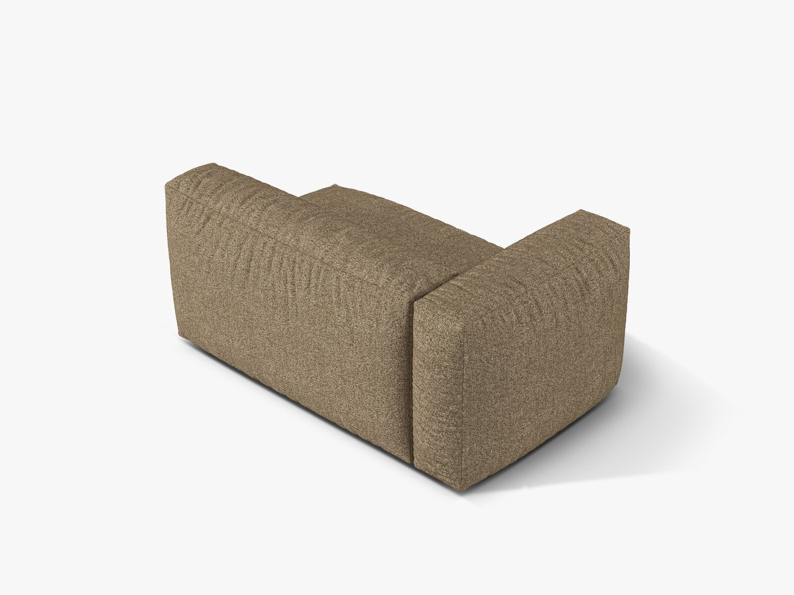 Micadoni Eckmodul Martina 1-Sitzer Groß Links Boucle Monet Cappuccino