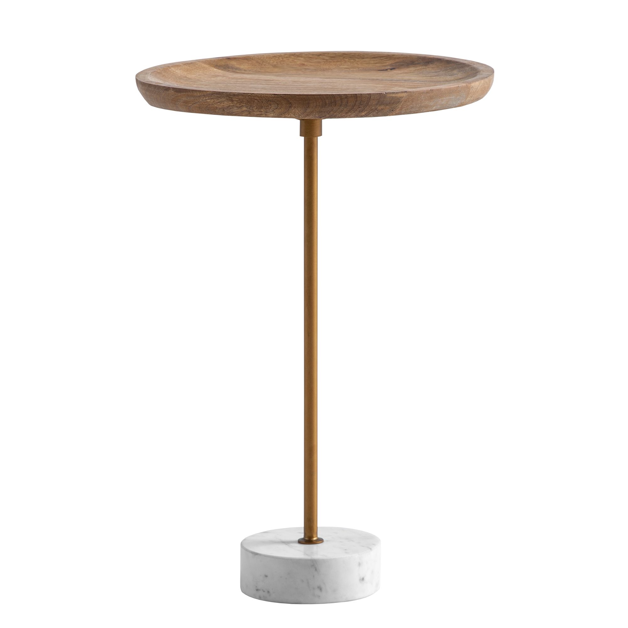 Beistelltisch Justoy Marmor Braun Ø 40 cm
