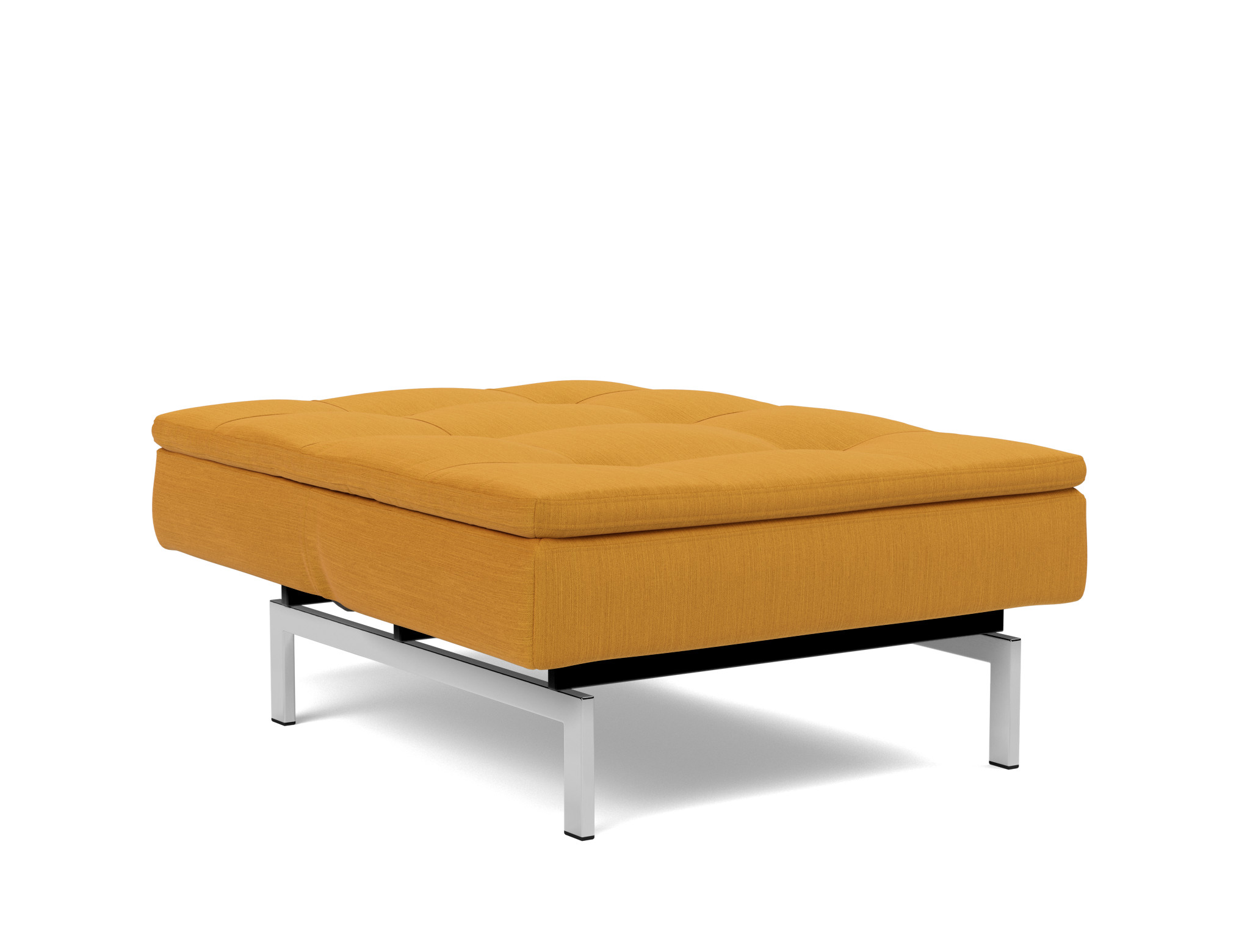 Sessel Dublexo Flachgewebe Elegance 507-Burned-Curry Beine Chrom