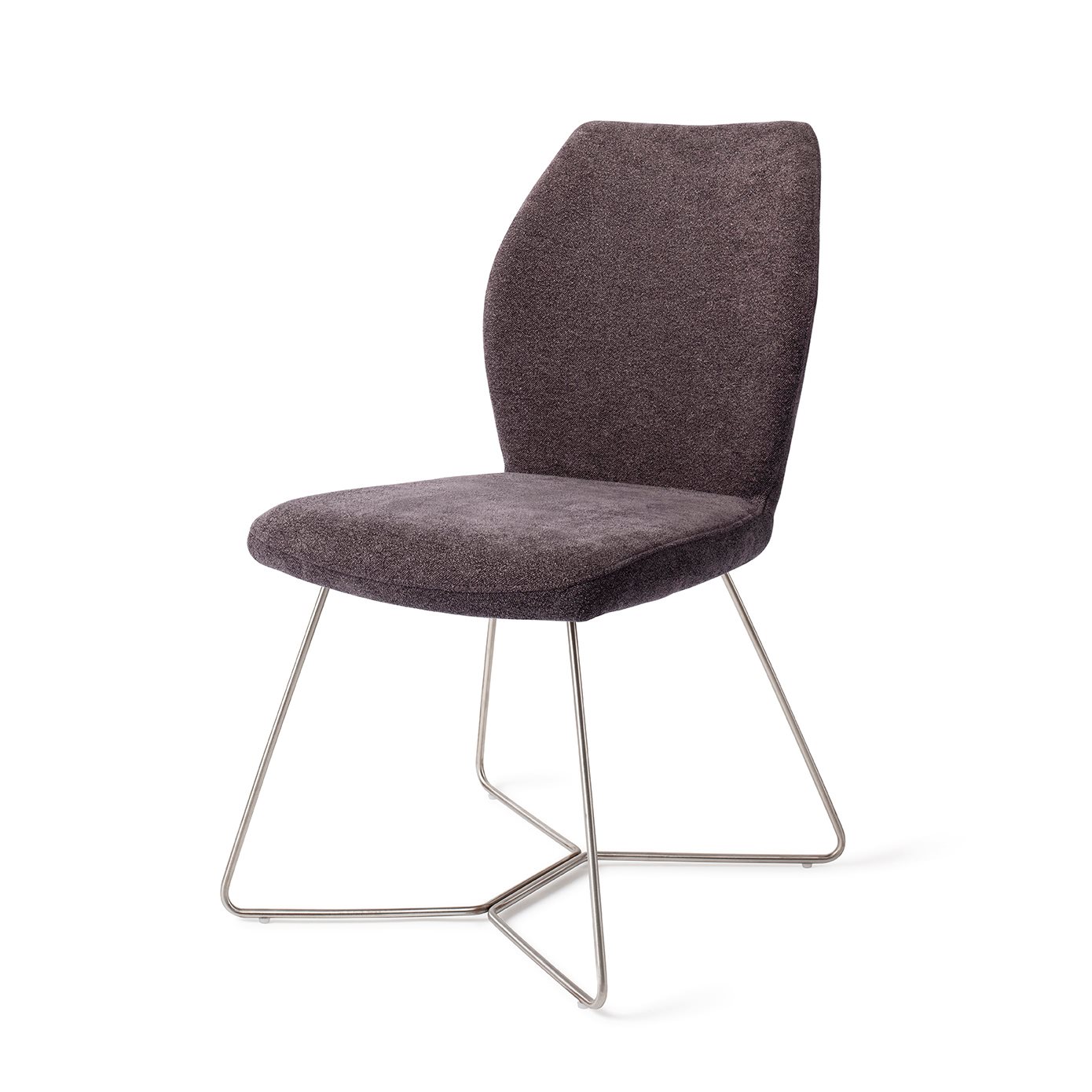 Jesper Home Esszimmerstuhl Ikata Almost-Black Beehive Stahl