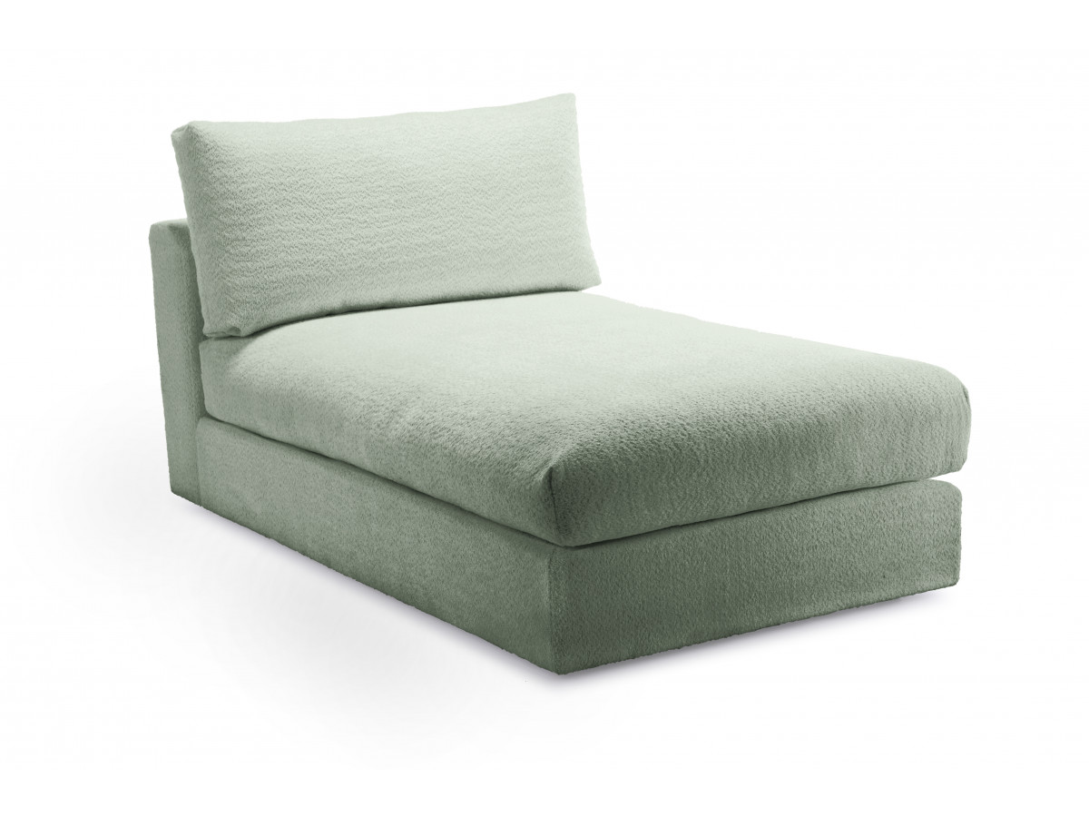 Bobochic Paris Méridienne-Modul Bouclé-Stoff Grün