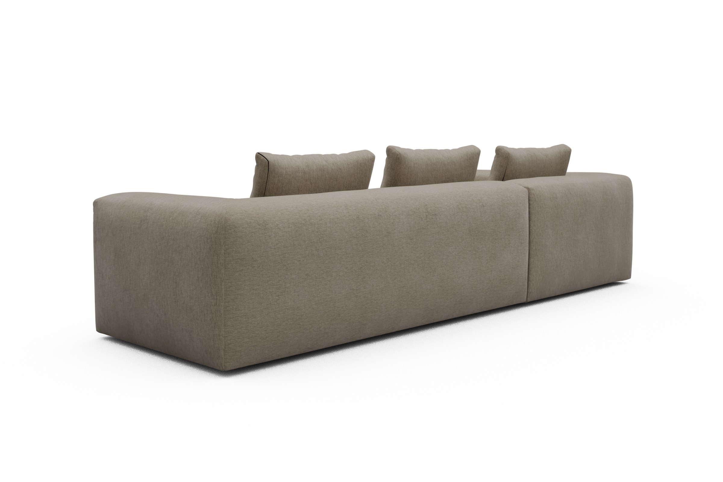 Ecksofa Fred Relax-Ecke links mit 2,5-Sitzer Smooth-Belge