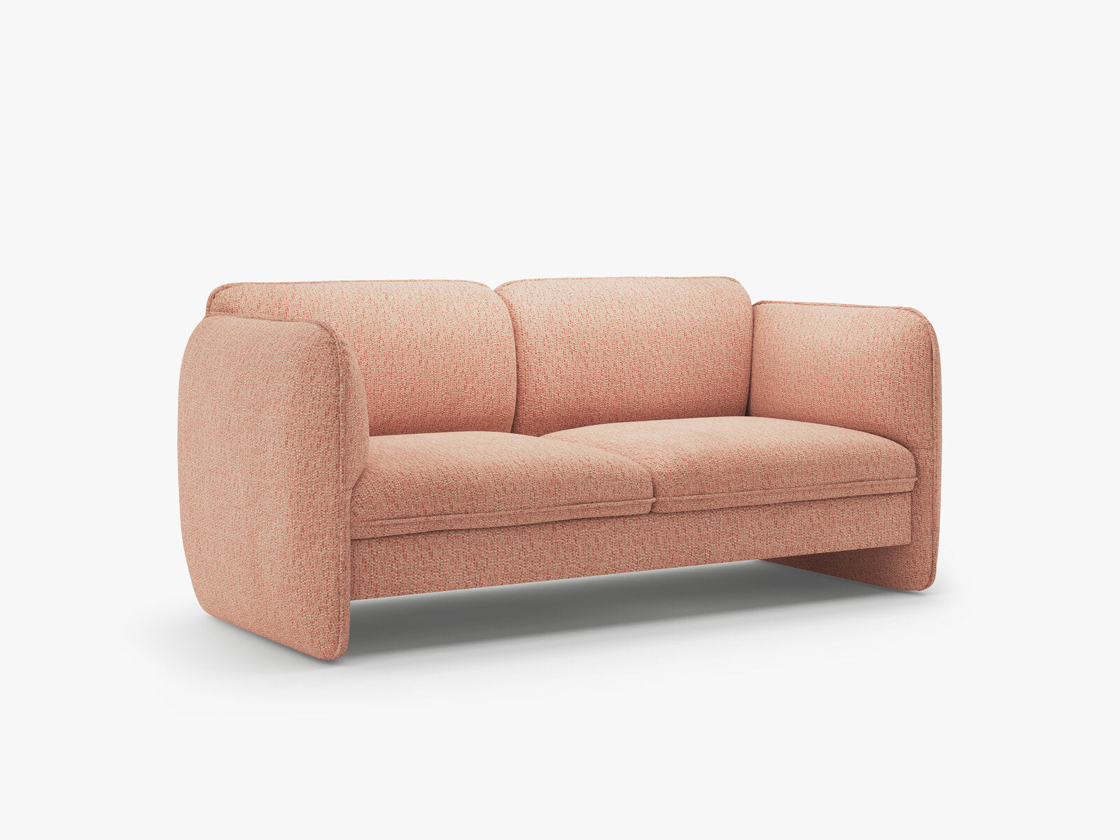 Micadoni Georgia Sofa 2-Sitzer Chenille SILENCIO Rosa