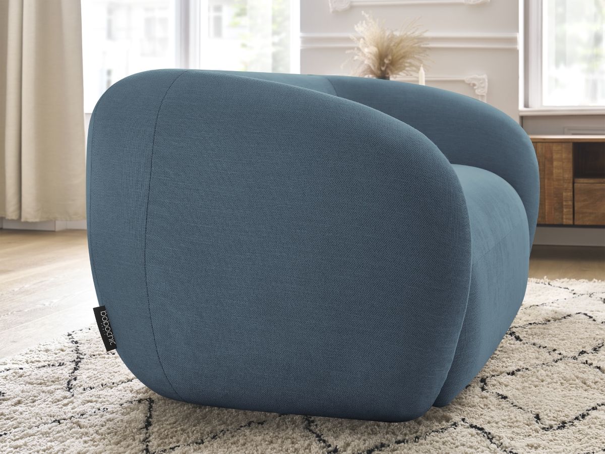 Bobochic Celine Sofa 2-Sitzer Stoff Hellblau