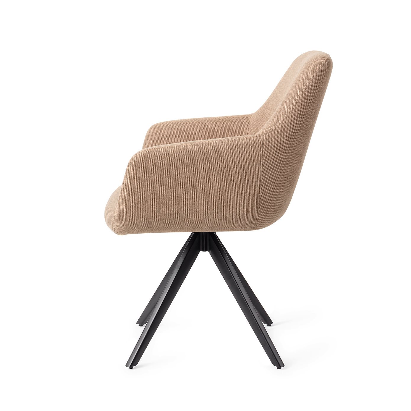 Jesper Home Esszimmerstuhl Hiroo Whisper-Wheat Turn Schwarz