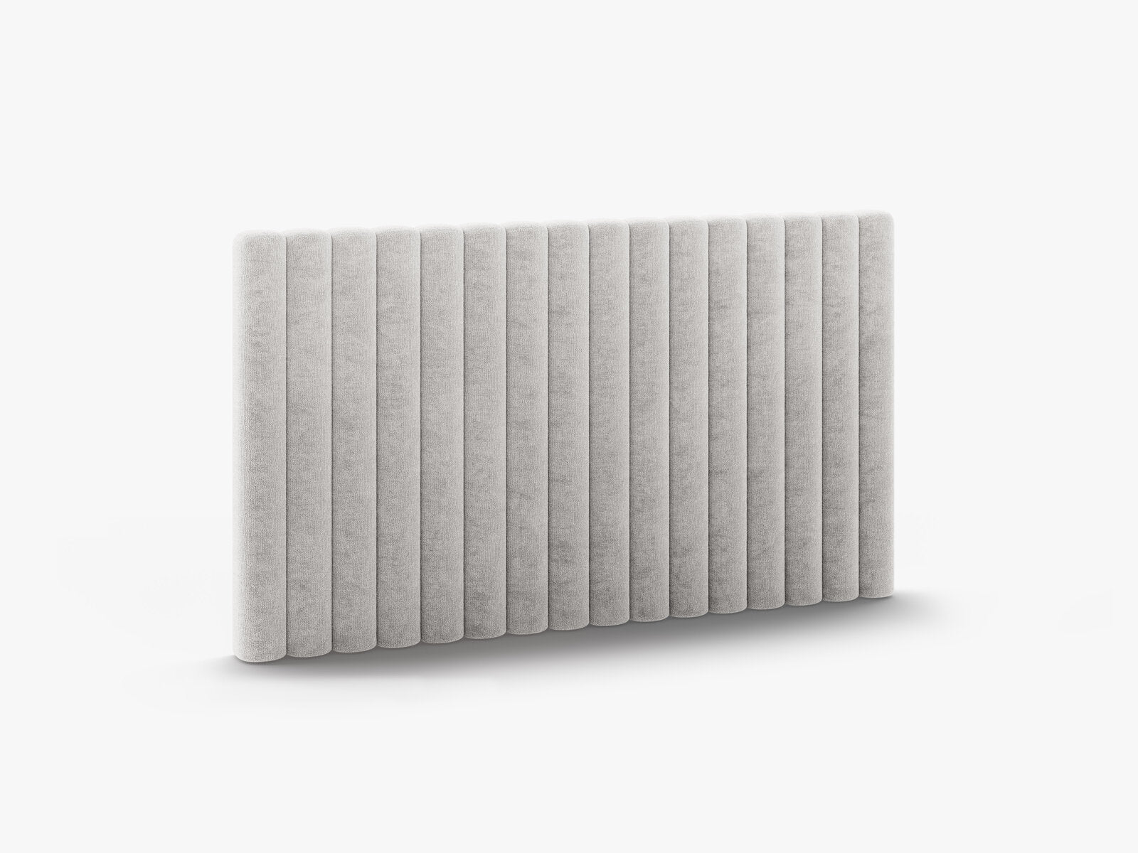 Micadoni Mistero Polster-Kopfteil Chenille Perfect Harmony Hellgrau 160x95