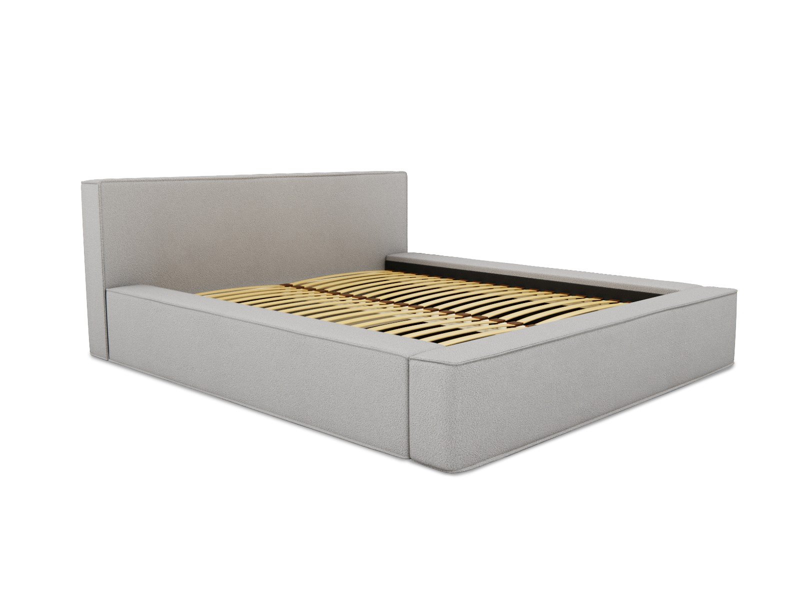 Polsterbett Delano Boucle 140x200 mit Metallrahmen Now Or Never 83